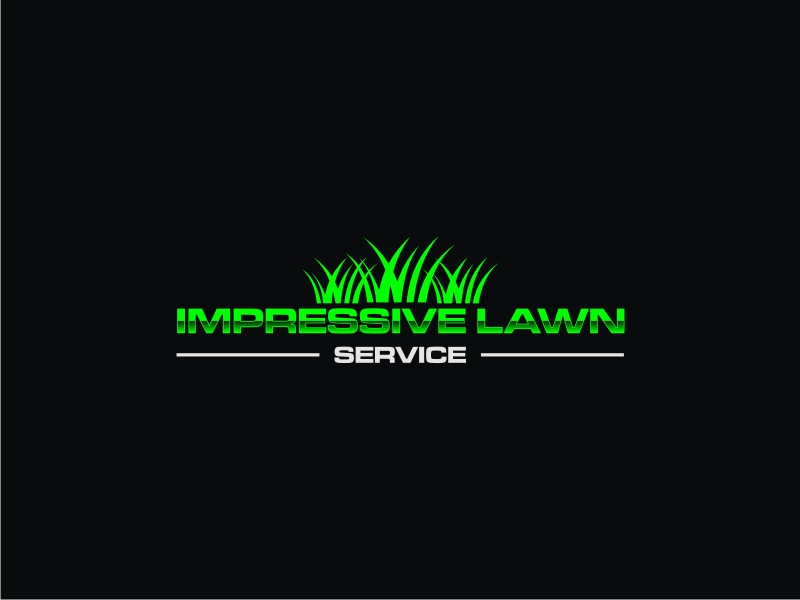 Impressive Lawn Service logo design by clayjensen