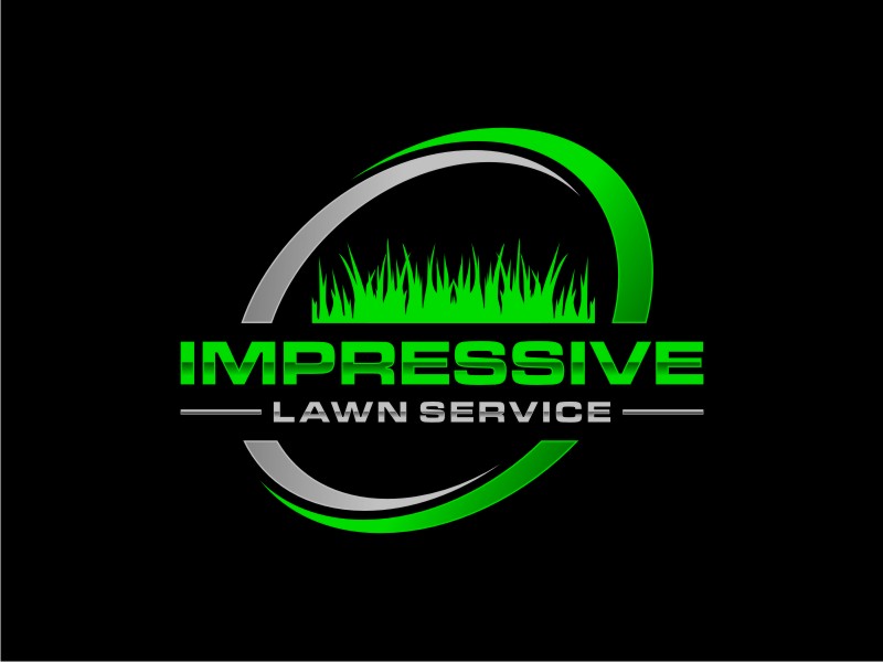 Impressive Lawn Service logo design by alby