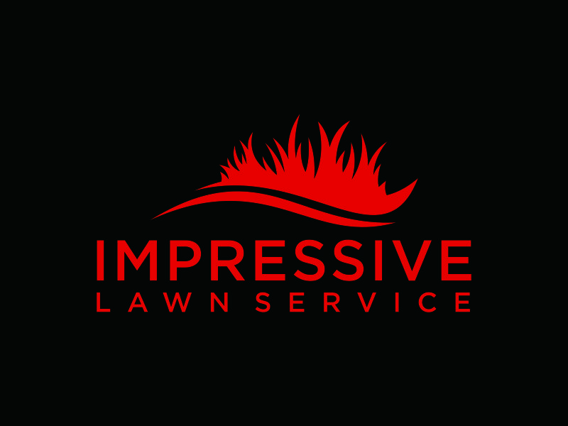 Impressive Lawn Service logo design by ozenkgraphic