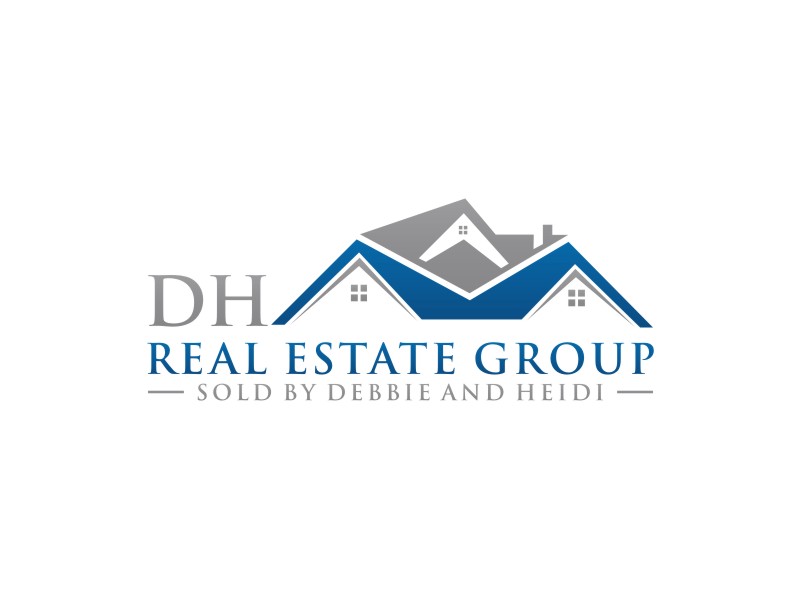 DH Real Estate Group | Sold by Debbie and Heidi logo design by Artomoro