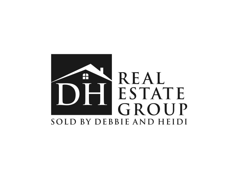 DH Real Estate Group | Sold by Debbie and Heidi logo design by Artomoro