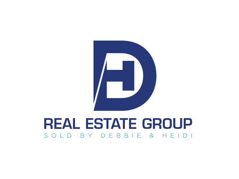 DH Real Estate Group | Sold by Debbie and Heidi logo design by pambudi