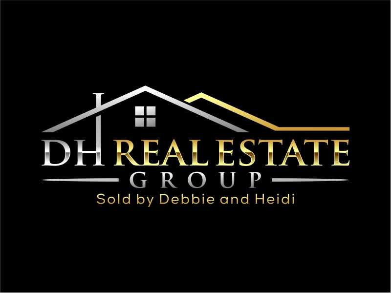DH Real Estate Group | Sold by Debbie and Heidi logo design by cintoko