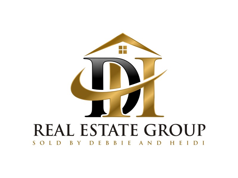 DH Real Estate Group | Sold by Debbie and Heidi logo design by mutafailan