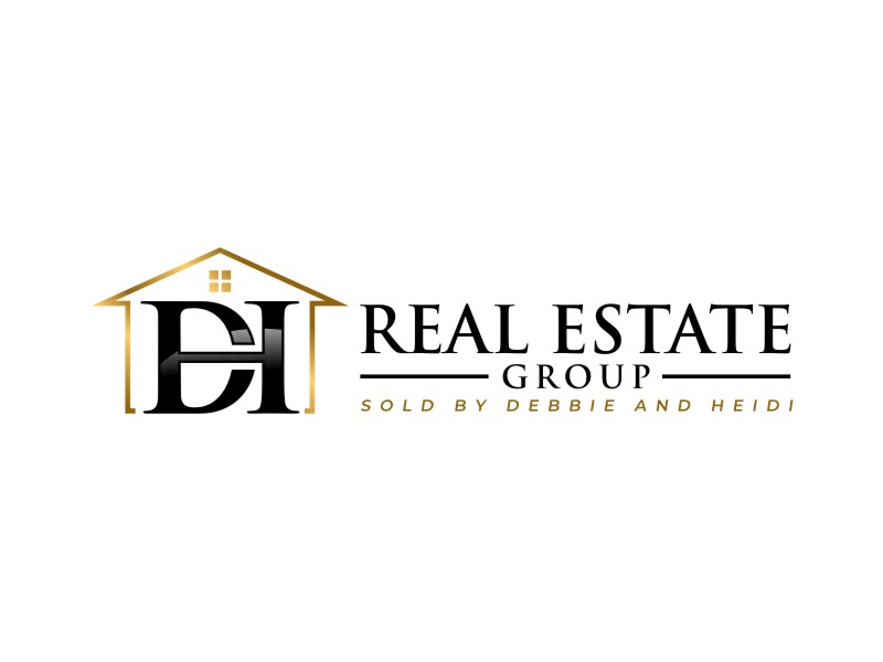 DH Real Estate Group | Sold by Debbie and Heidi logo design by mutafailan