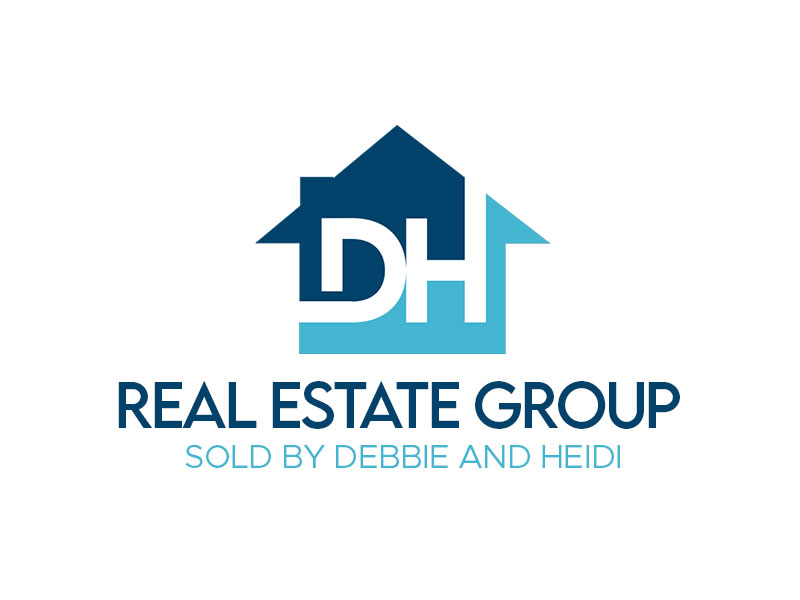 DH Real Estate Group | Sold by Debbie and Heidi logo design by kunejo