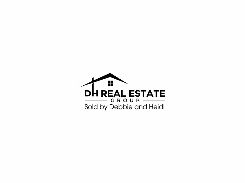 DH Real Estate Group | Sold by Debbie and Heidi logo design by up2date