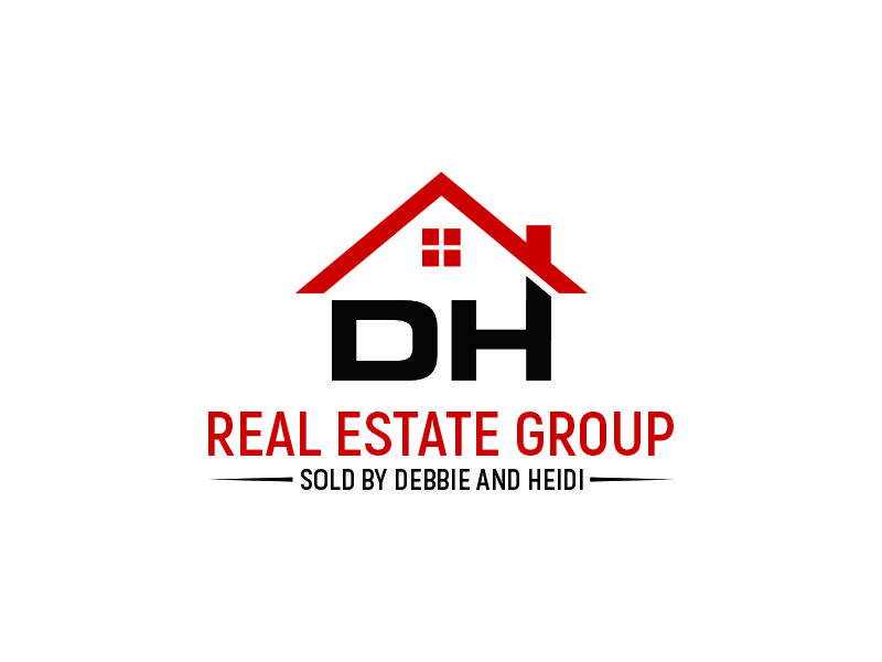 DH Real Estate Group | Sold by Debbie and Heidi logo design by Girly