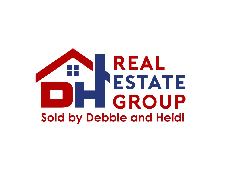 DH Real Estate Group | Sold by Debbie and Heidi logo design by serprimero