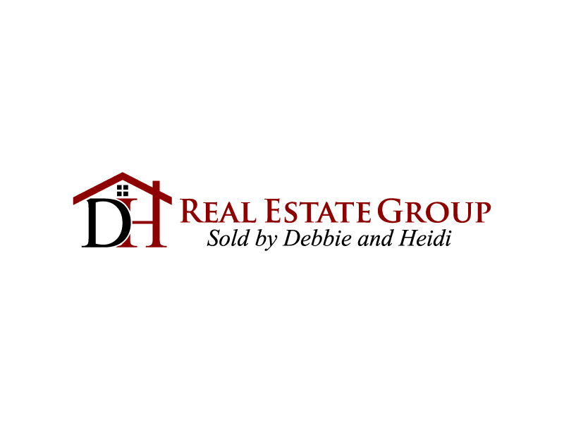 DH Real Estate Group | Sold by Debbie and Heidi logo design by jaize