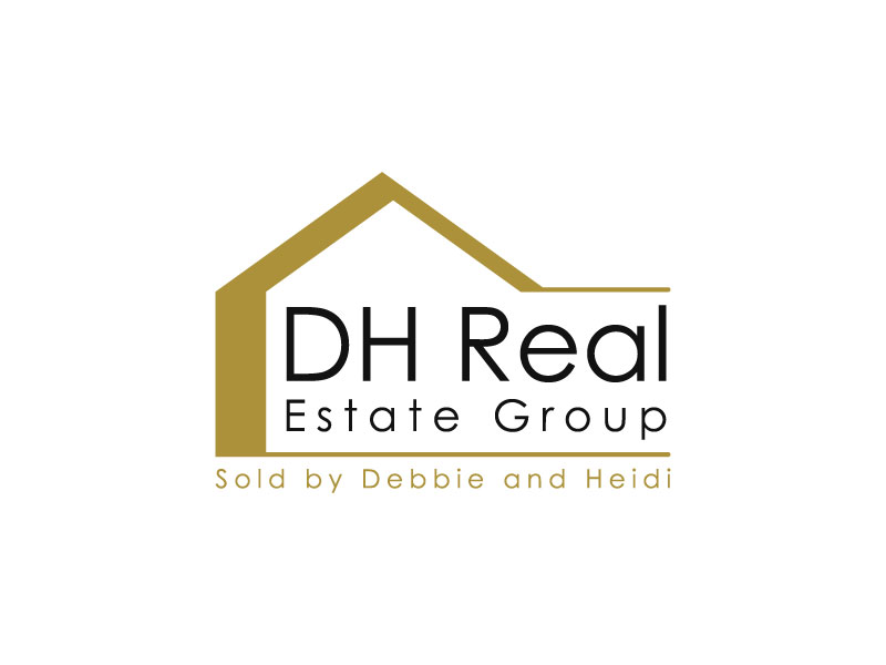 DH Real Estate Group | Sold by Debbie and Heidi logo design by aryamaity