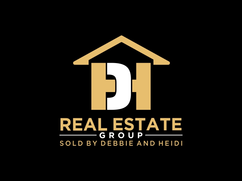 DH Real Estate Group | Sold by Debbie and Heidi logo design by Mahrein
