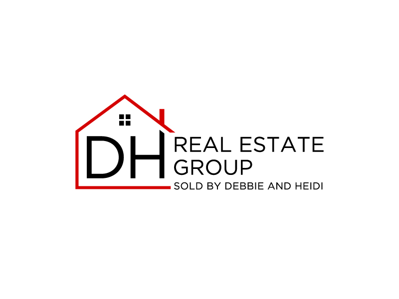 DH Real Estate Group | Sold by Debbie and Heidi logo design by labo