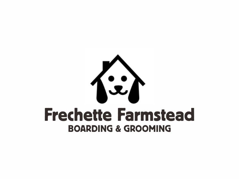 Frechette Farmstead Boarding & Grooming logo design by dasam