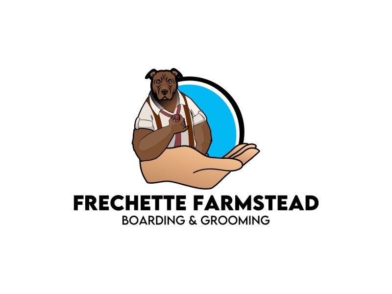 Frechette Farmstead Boarding & Grooming logo design by gail_art