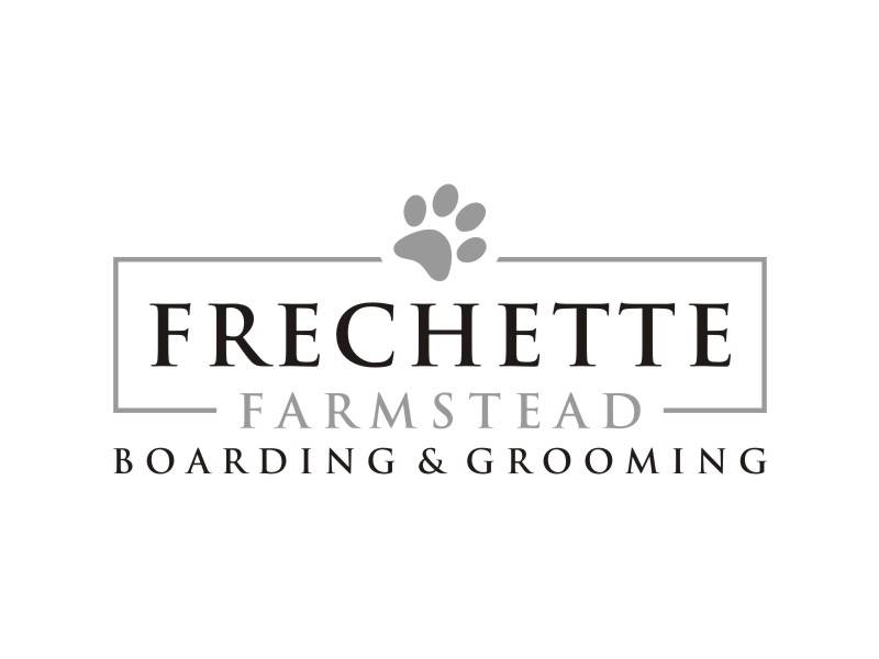 Frechette Farmstead Boarding & Grooming logo design by KQ5
