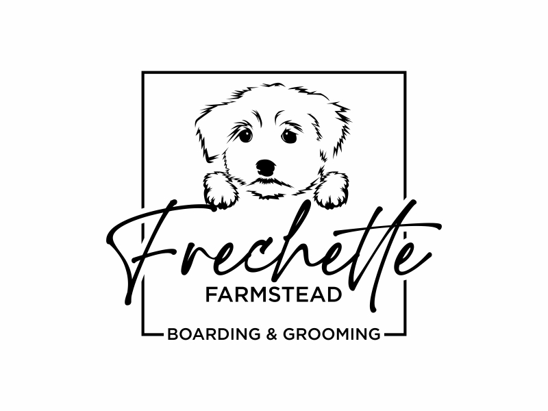 Frechette Farmstead Boarding & Grooming logo design by qqdesigns