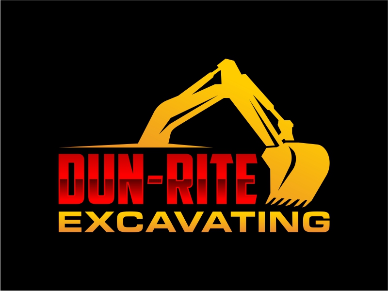 Dun-Rite Excavating logo design by cintoko