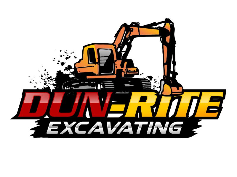 Dun-Rite Excavating logo design by YONK