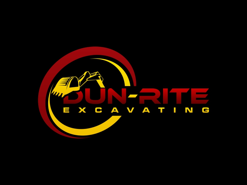 Dun-Rite Excavating logo design by luckyprasetyo