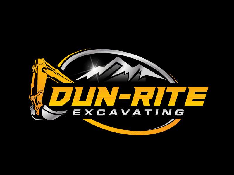 Dun-Rite Excavating logo design by jaize