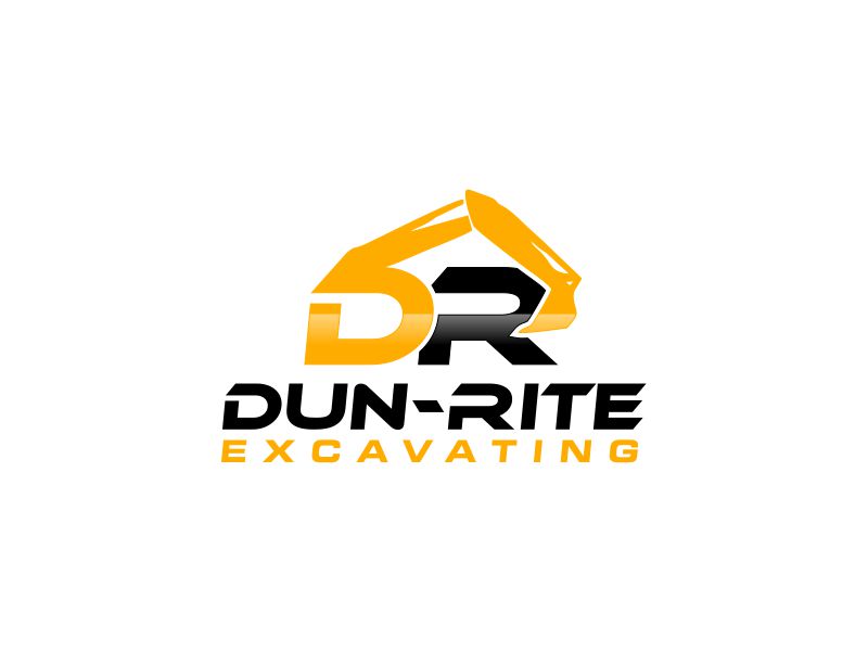 Dun-Rite Excavating logo design by bismillah