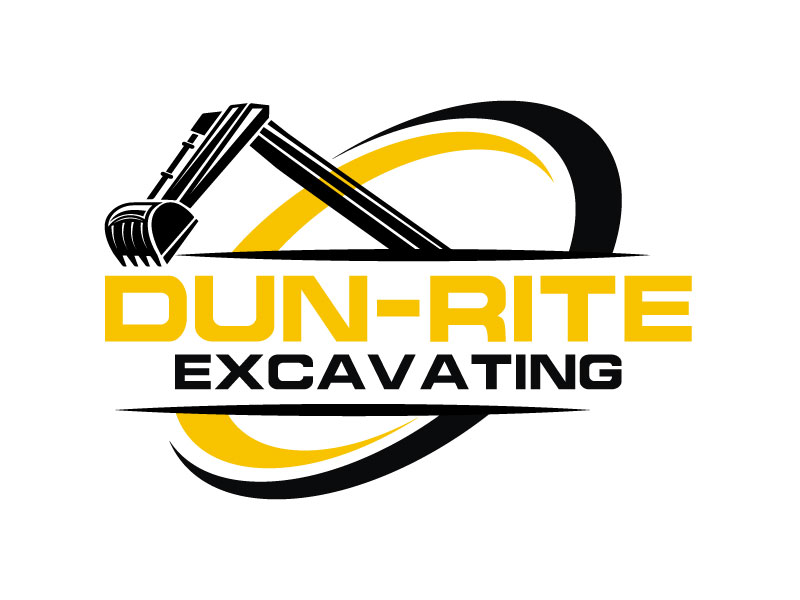 Dun-Rite Excavating logo design by aryamaity