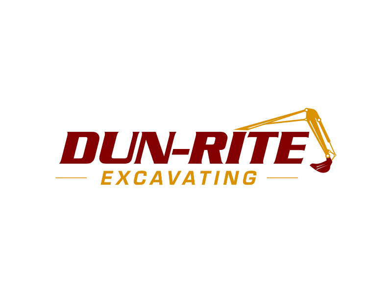 Dun-Rite Excavating logo design by AnandArts