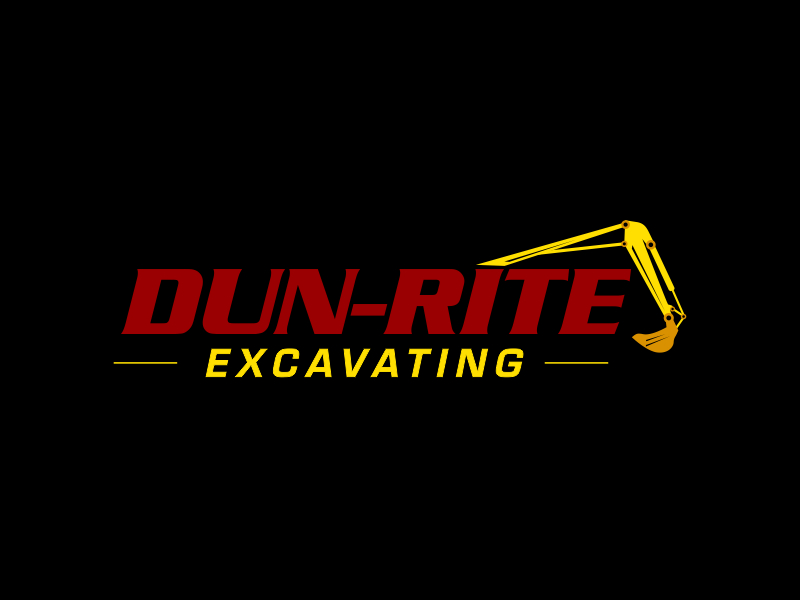 Dun-Rite Excavating logo design by AnandArts