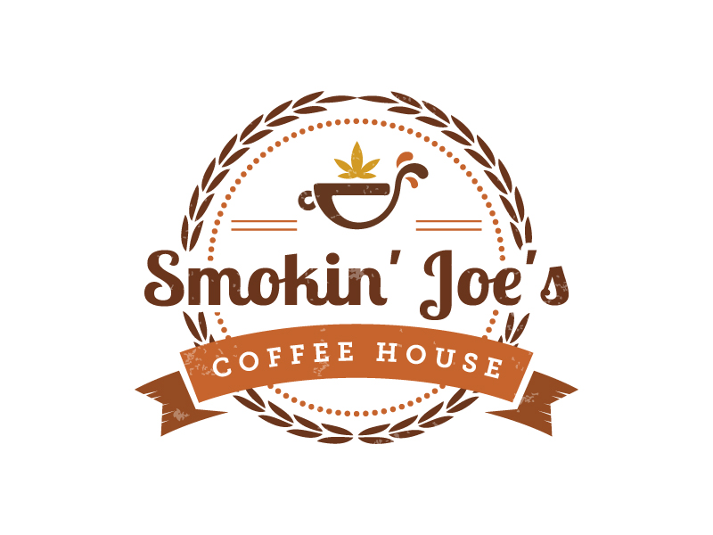 Smokin' Joe's Coffee House (or Shop) logo design by pencilhand