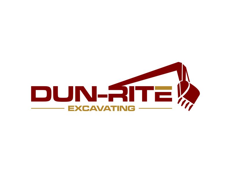 Dun-Rite Excavating logo design by RIANW