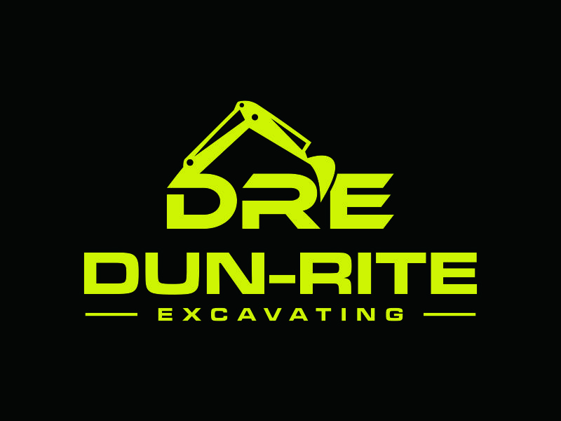 Dun-Rite Excavating logo design by ozenkgraphic