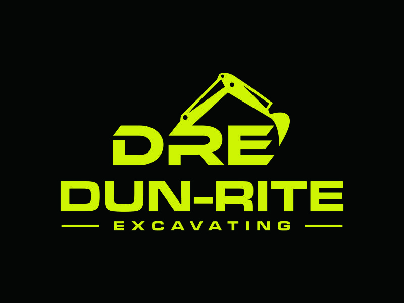 Dun-Rite Excavating logo design by ozenkgraphic