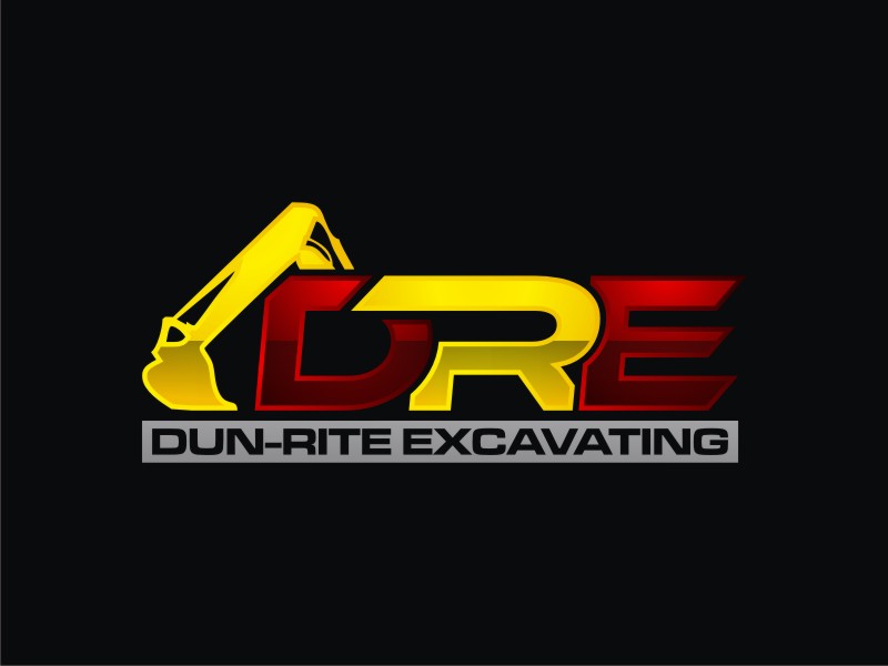 Dun-Rite Excavating logo design by josephira