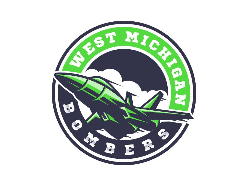 West Michigan Bombers logo design by ANAKD