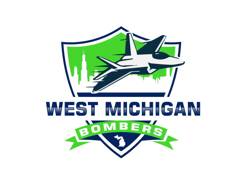 West Michigan Bombers logo design by subrata