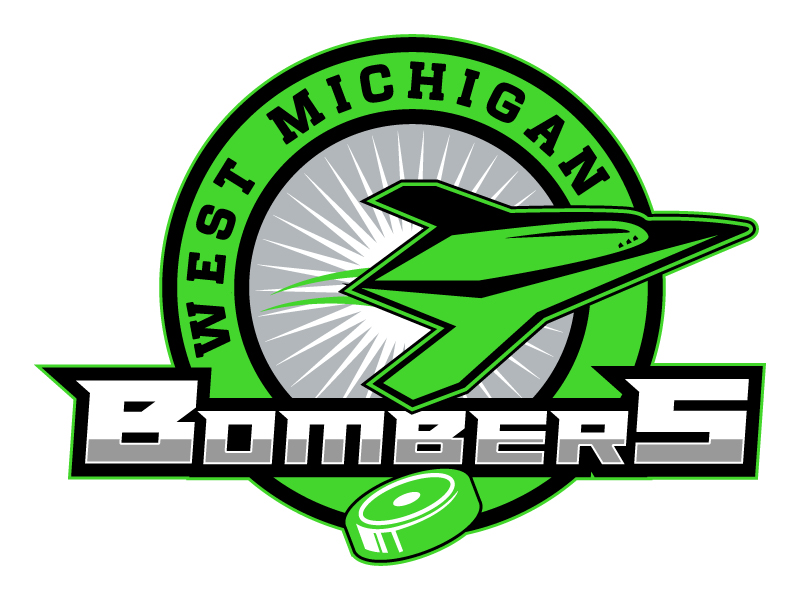 West Michigan Bombers logo design by Poki