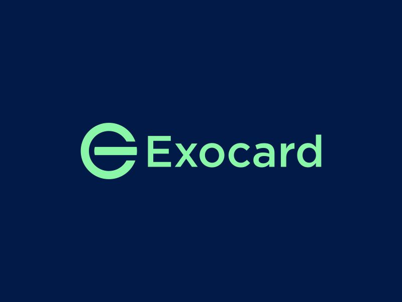 Exocard logo design by Gedibal