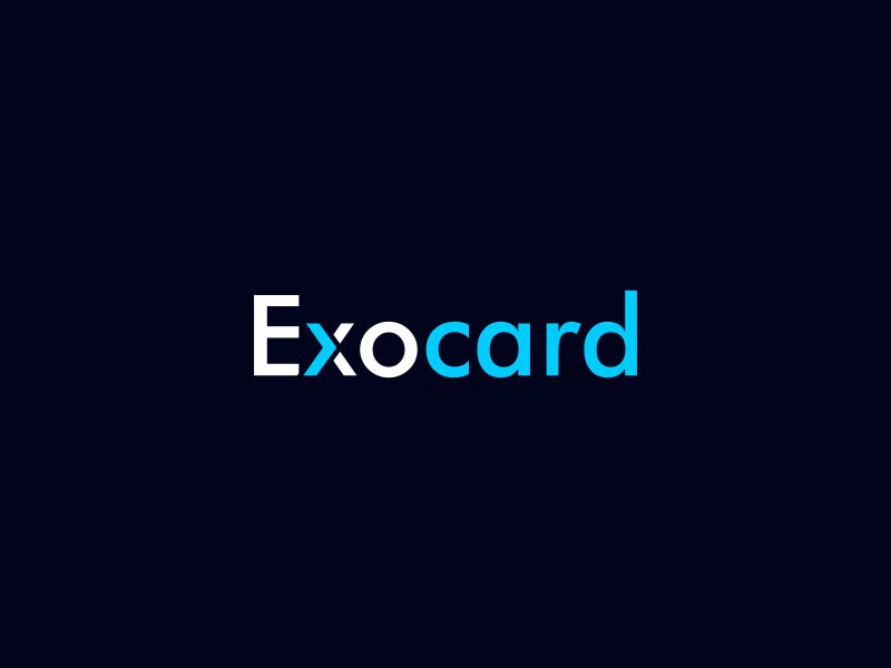 Exocard logo design by Gedibal