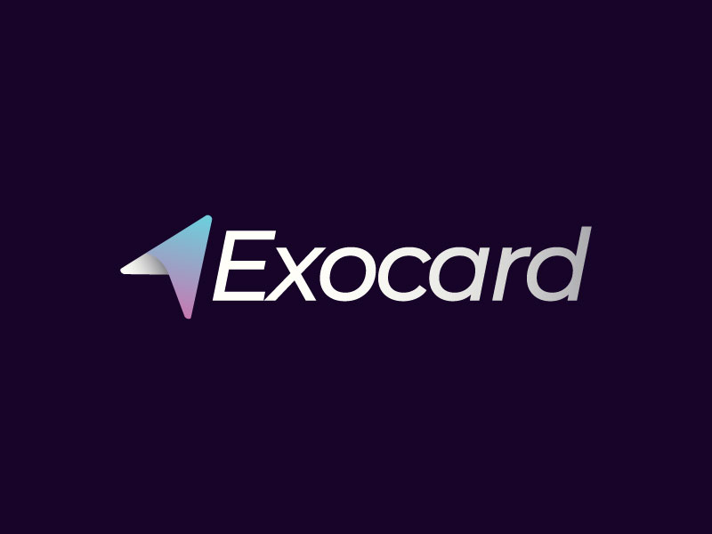 Exocard logo design by Sami Ur Rab
