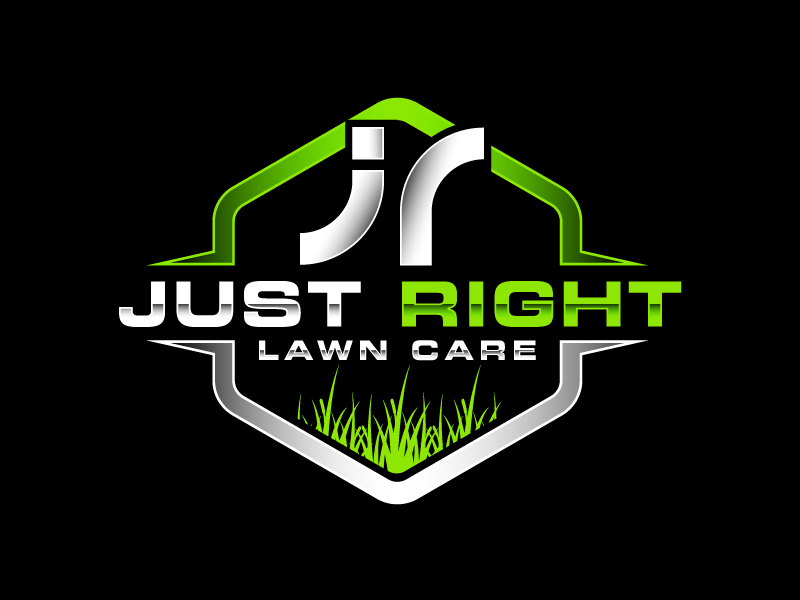 Just Right Lawn Care logo design by pambudi