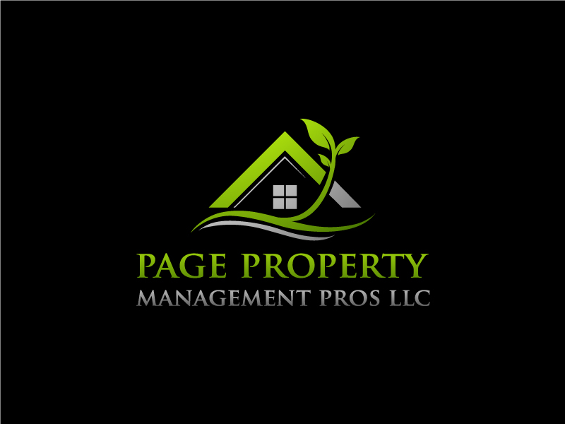Page property management pros llc logo design by alvin
