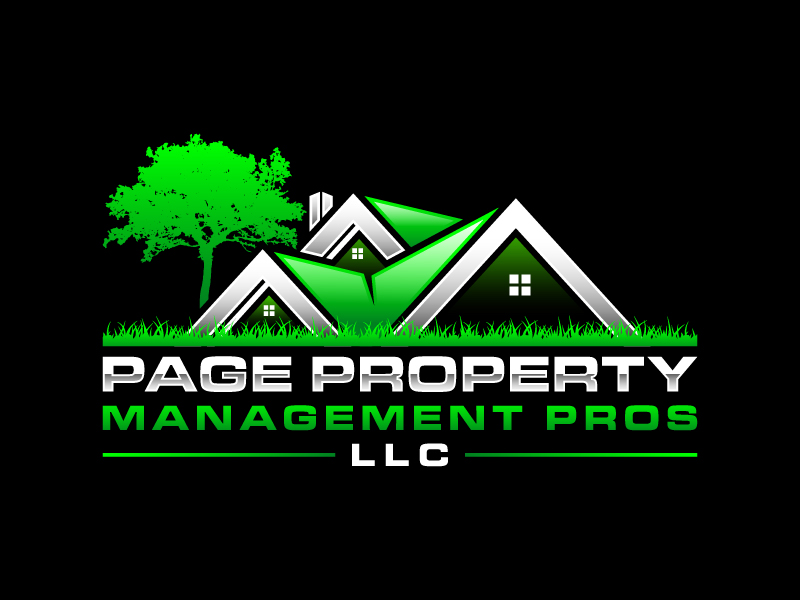 Page property management pros llc logo design by mewlana