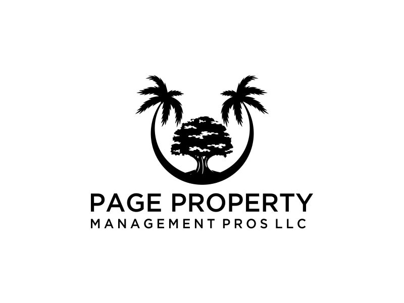 Page property management pros llc logo design by oke2angconcept
