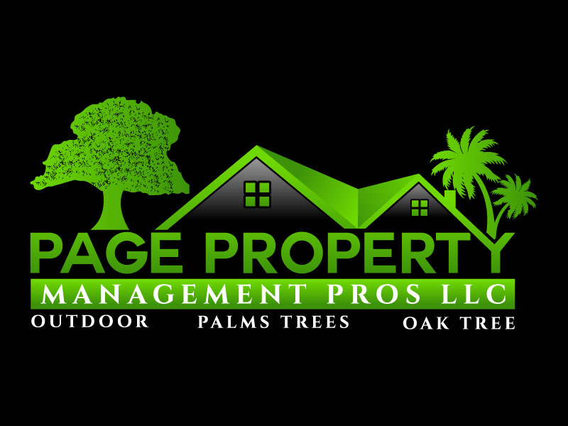 Page property management pros llc logo design by LogoQueen