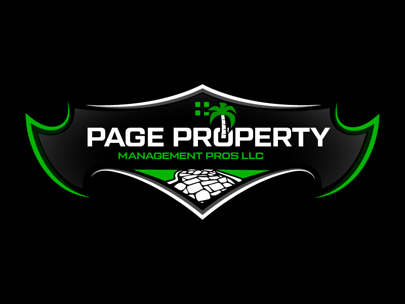 Page property management pros llc logo design by czars