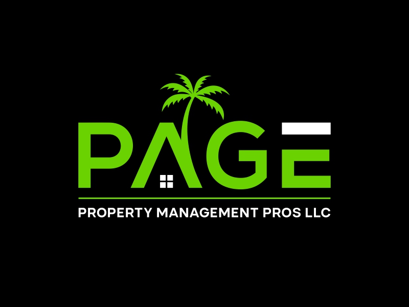 Page property management pros llc logo design by ingepro