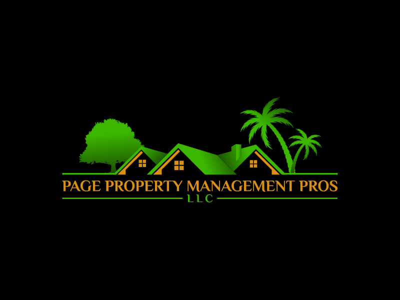 Page property management pros llc logo design by sakarep