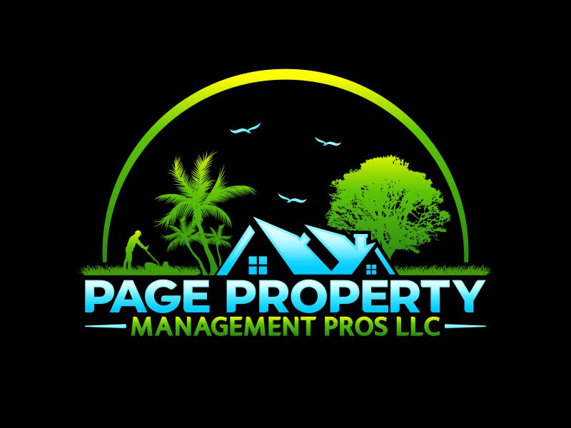Page property management pros llc logo design by Realistis