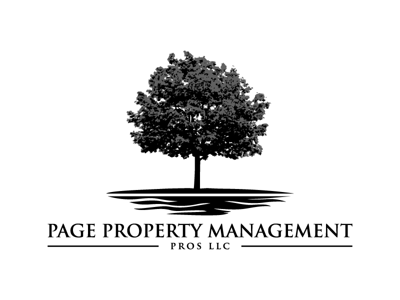 Page property management pros llc logo design by cybil